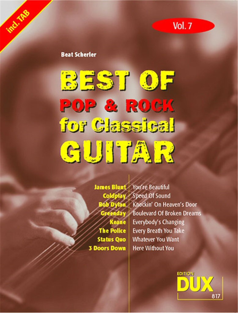 Best Of Pop & Rock 07 for Classical guitar
